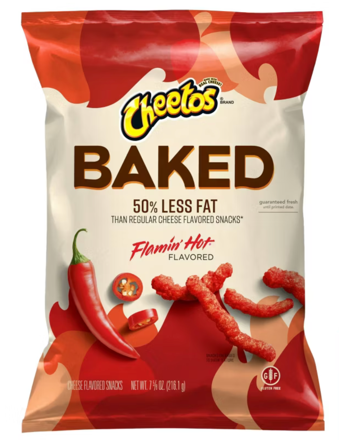 Cheetos Baked Flamin' Hot Flavored - 7.625oz