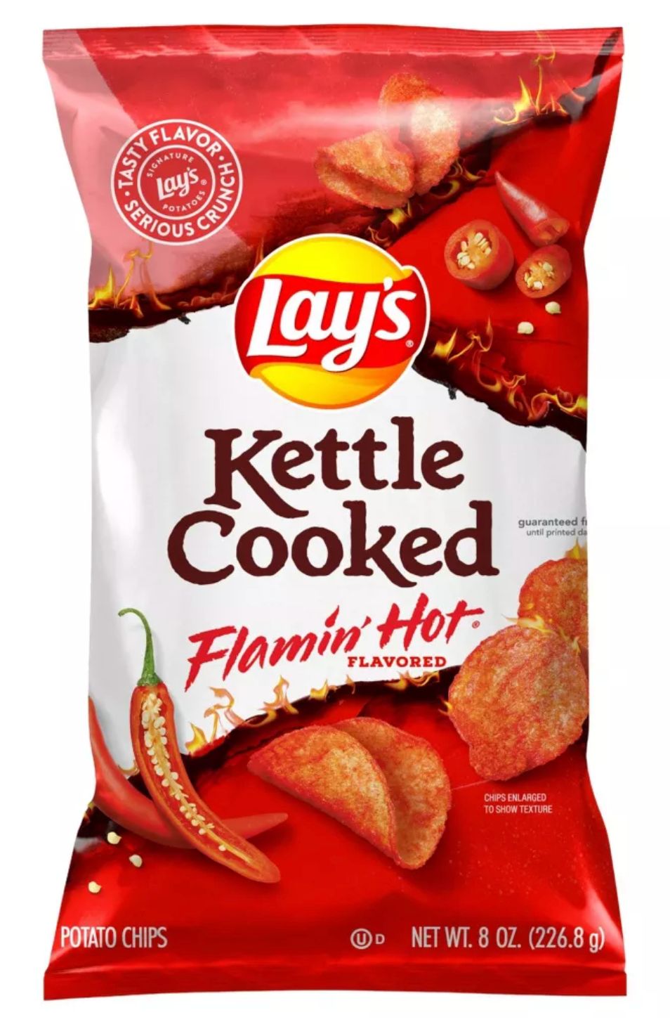 Lay's Kettle Cooked Flamin Hot - 8oz