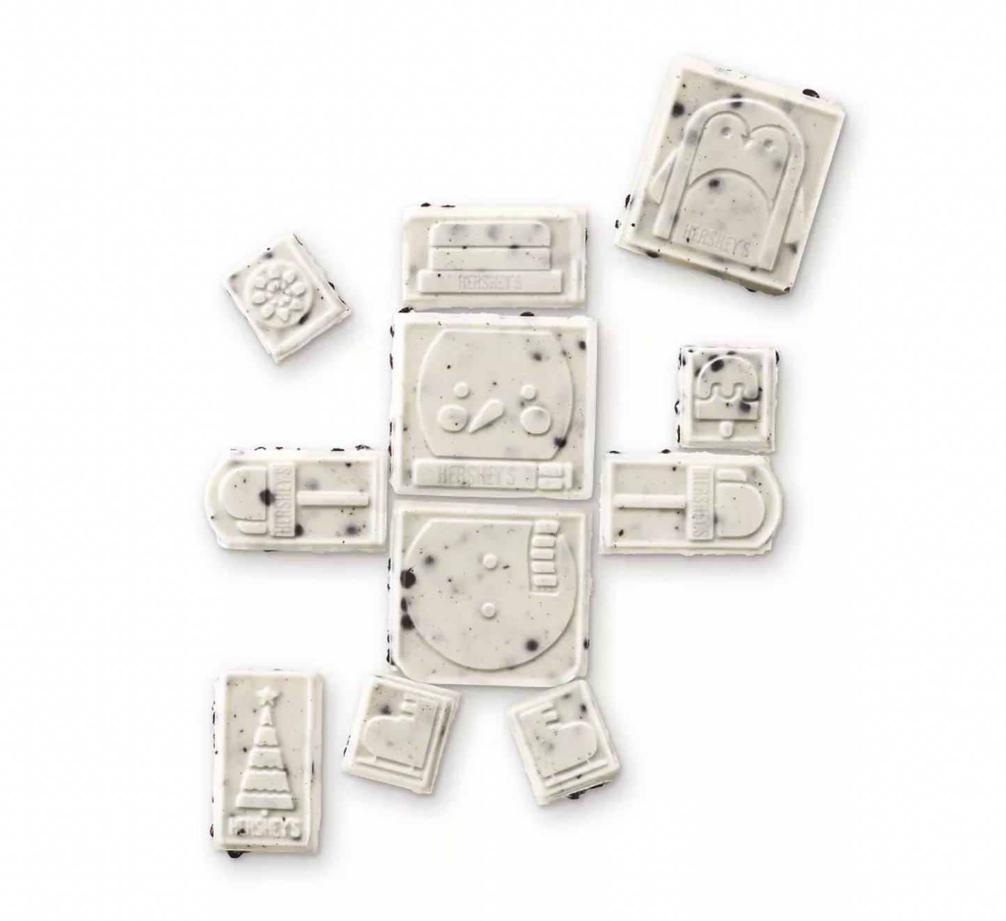 Hershey's Christmas Cookies 'n' Crème Build-A-Snowman Candy Bar