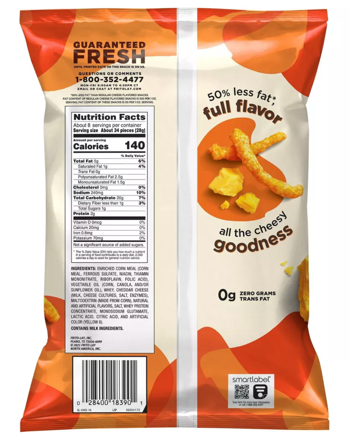 Cheetos Baked Crunchy Cheese Flavored 7.625oz