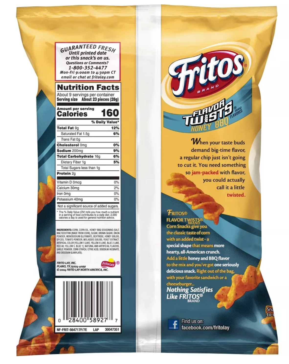 Fritos Honey BBQ Twists - 9.25oz