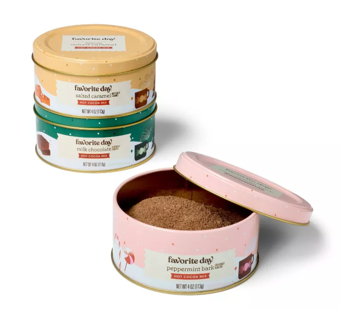 Favorite Day Hot Cocoa Mix 3 Tin Set - 12oz