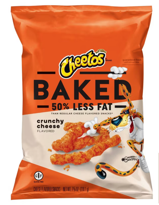 Cheetos Baked Crunchy Cheese Flavored  7.625oz