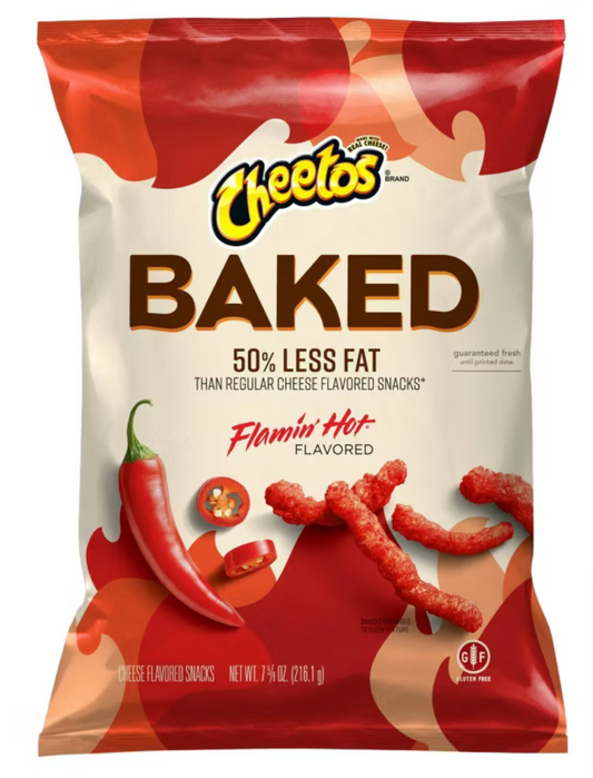 Cheetos Baked Flamin' Hot Flavored  - 7.625oz