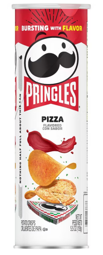 Pringles Pizza Flavored Potato Crisps Chips - 5.5oz