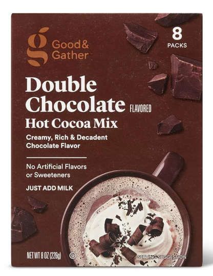 Good & Gather Double Chocolate Hot Cocoa Mix - 8oz