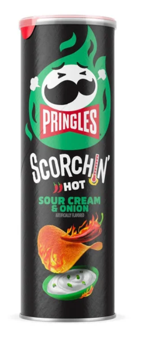 Pringles Scorchin' Sour Cream and Onion Crisps - 5.5oz