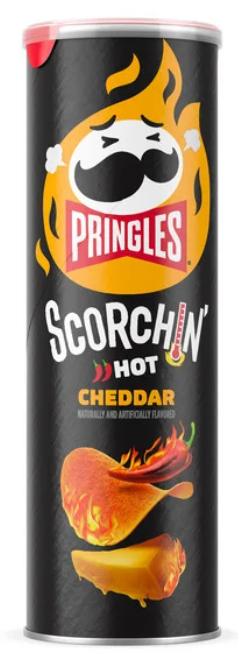 Pringles Scorchin' Cheddar Crisps - 5.5oz