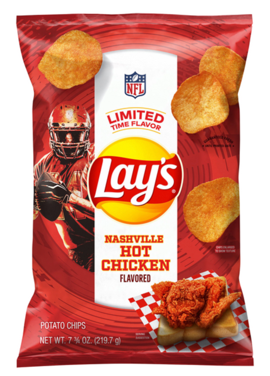 Lay's Nashville Hot Chicken Potato Chips - 7.75oz