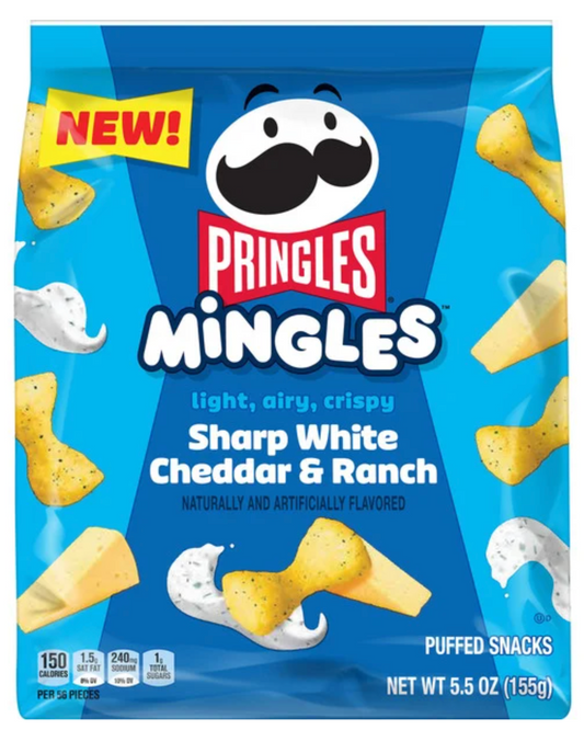 Pringles Mingles Sharp White Cheddar and Ranch - 5.5oz