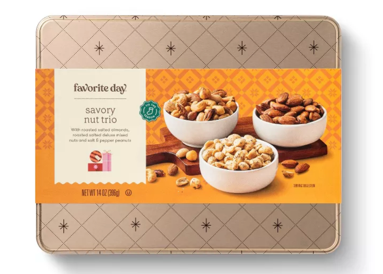 Favorite Day Savory Nut Trio Tin - 14oz