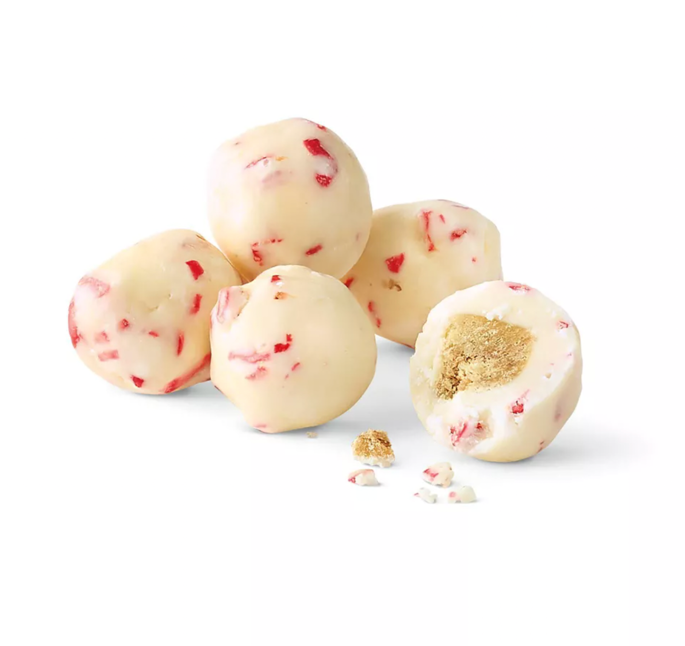 Christmas Peppermint Twist Cookie Dough Bites