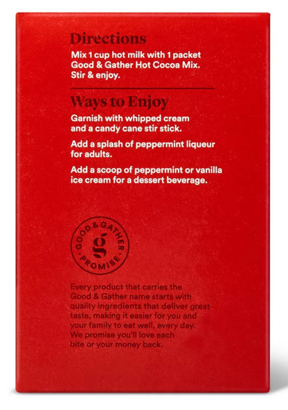 Good & Gather Peppermint Hot Cocoa Mix - 8oz