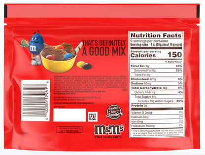 M&M'S Peanut Butter 9oz