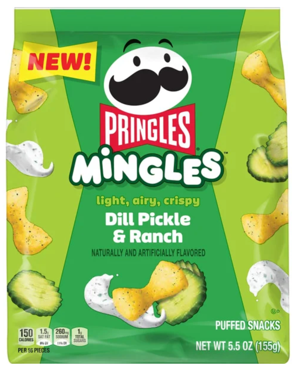 Pringles Mingles Dill Pickle and Ranch - 5.5oz