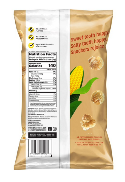 Smartfood Sweet And Salty Kettle Corn Popcorn - 10oz