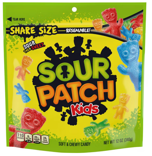 Sour Patch Kids Soft & Chewy Candy - 12oz