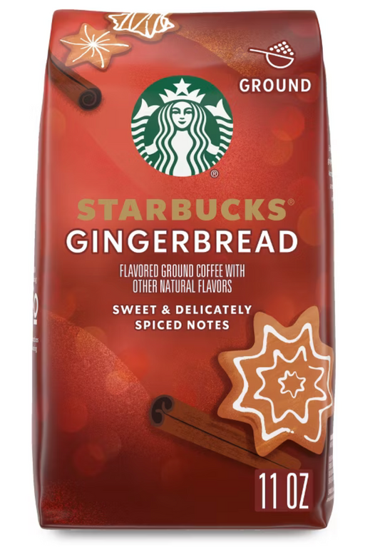 Starbucks Gingerbread Medium Roast  Coffee - 11oz